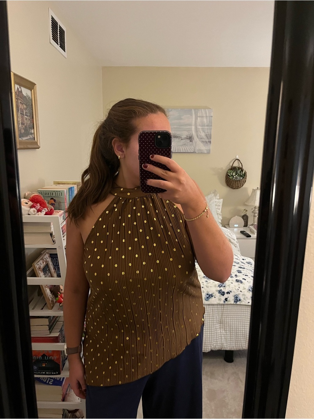 ASOS Womenโs High Neck Asymmetrical Top